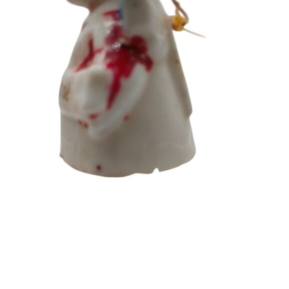 Vintage Ardalt Christmas Angel Figurines Set Of 2 Porcelain In Spanish & German - Picture 4 of 9